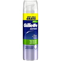 Gillette Series Sensitive Espuma de afeitado para hombre - 250 ml